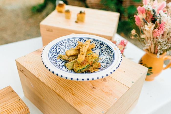 Beignets de courgette en tempura, Maison Jacomet